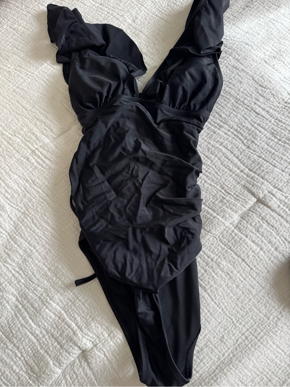 Black One-Piece Swimsuit